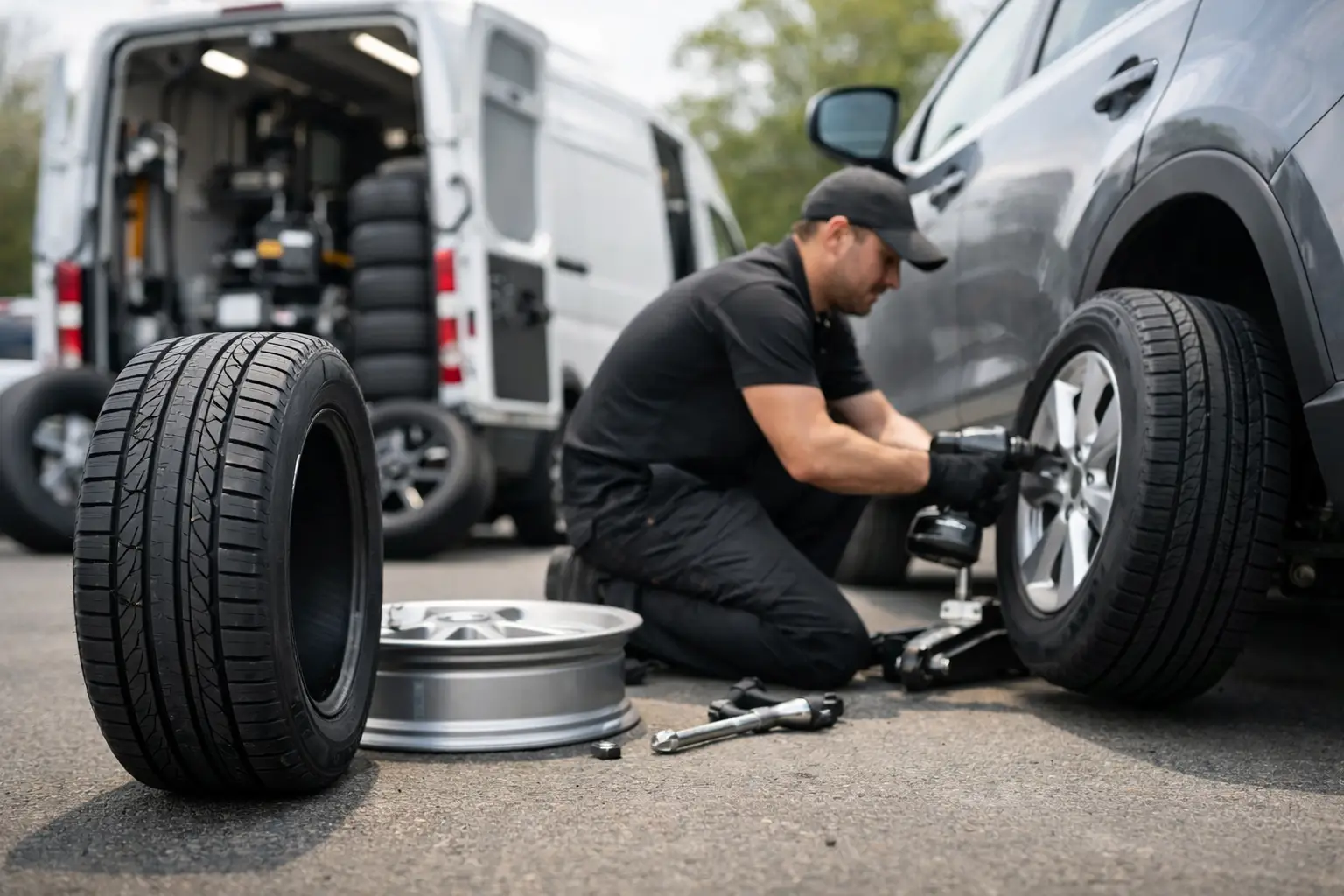 Mobile Tyre Replacement by Tyrewise